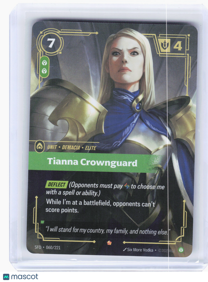 2026 Riftbound—Tianna Crownguard Spiritforged—Epic Foil