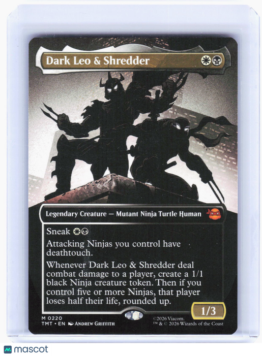 2024 Magic: The Gathering—Dark Leo & Shredder  #220 (TMT)—Mythic Non-Foil