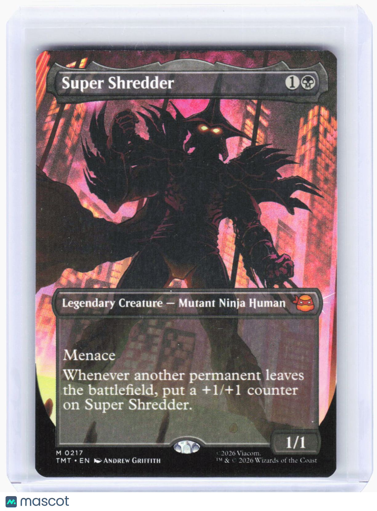 2024 Magic: The Gathering—Super Shredder (Borderless) #217 (TMT)—Mythic Non-Foil