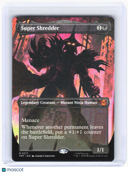 2024 Magic: The Gathering—Super Shredder (Borderless) #217 (TMT)—Mythic Non-Foil