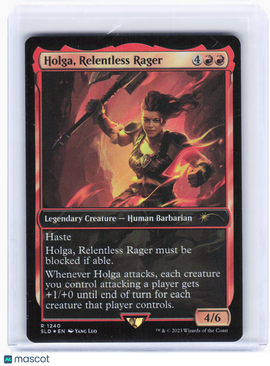 2023 Magic: The Gathering—Holga, Relentless Rager #1240 (SLD)—Rare Foil