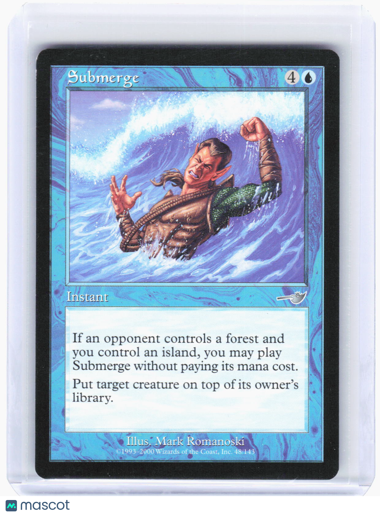2000 Magic: The Gathering—Submerge #48 Nemesis—Uncommon Non-Foil (LP)