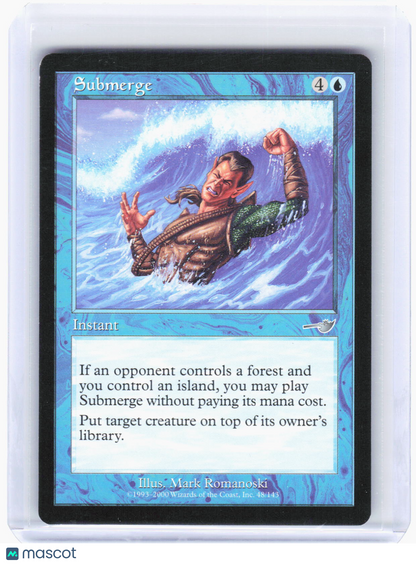 2000 Magic: The Gathering—Submerge #48 Nemesis—Uncommon Non-Foil (LP)