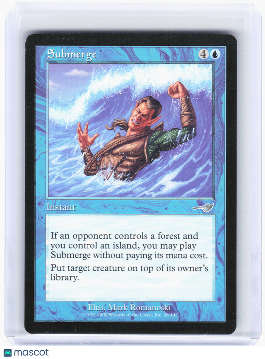 2000 Magic: The Gathering—Submerge #48 Nemesis—Uncommon Non-Foil (LP)