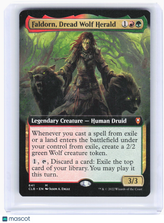 2022 Magic: The Gathering—Faldorn, Dread Wolf Herald #641 (CLB)—Mythic Non-Foil