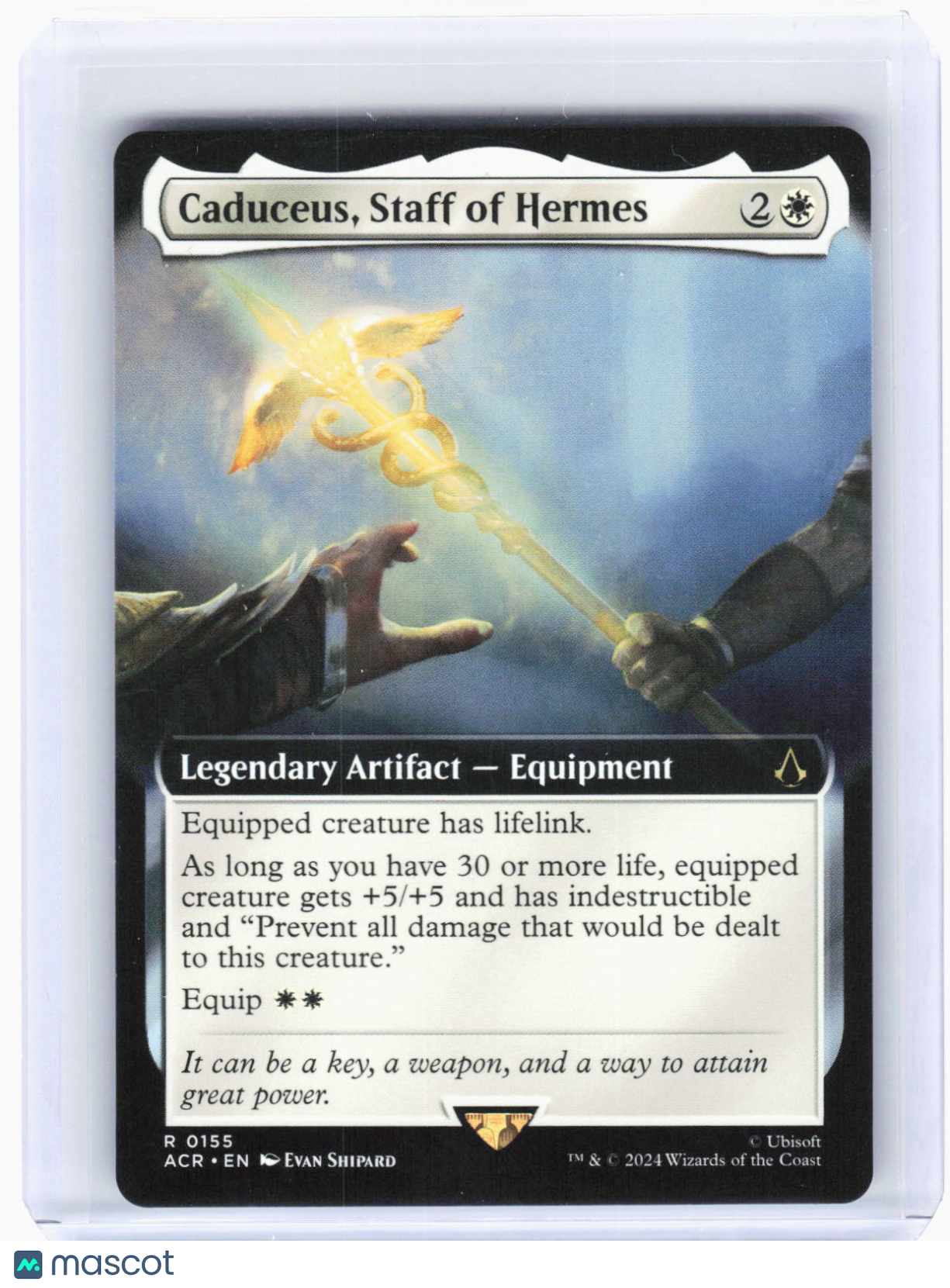 2024 Magic: The Gathering—Caduceus, Staff of Hermes #155 (ACR)—Rare Non-Foil