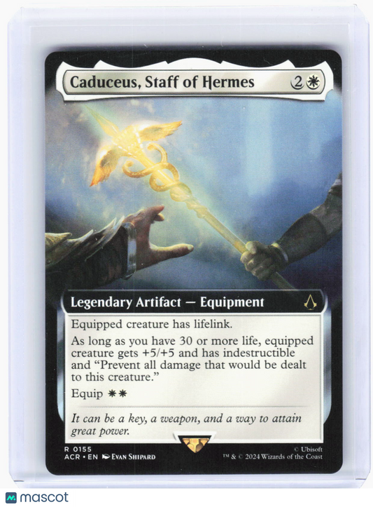 2024 Magic: The Gathering—Caduceus, Staff of Hermes #155 (ACR)—Rare Non-Foil