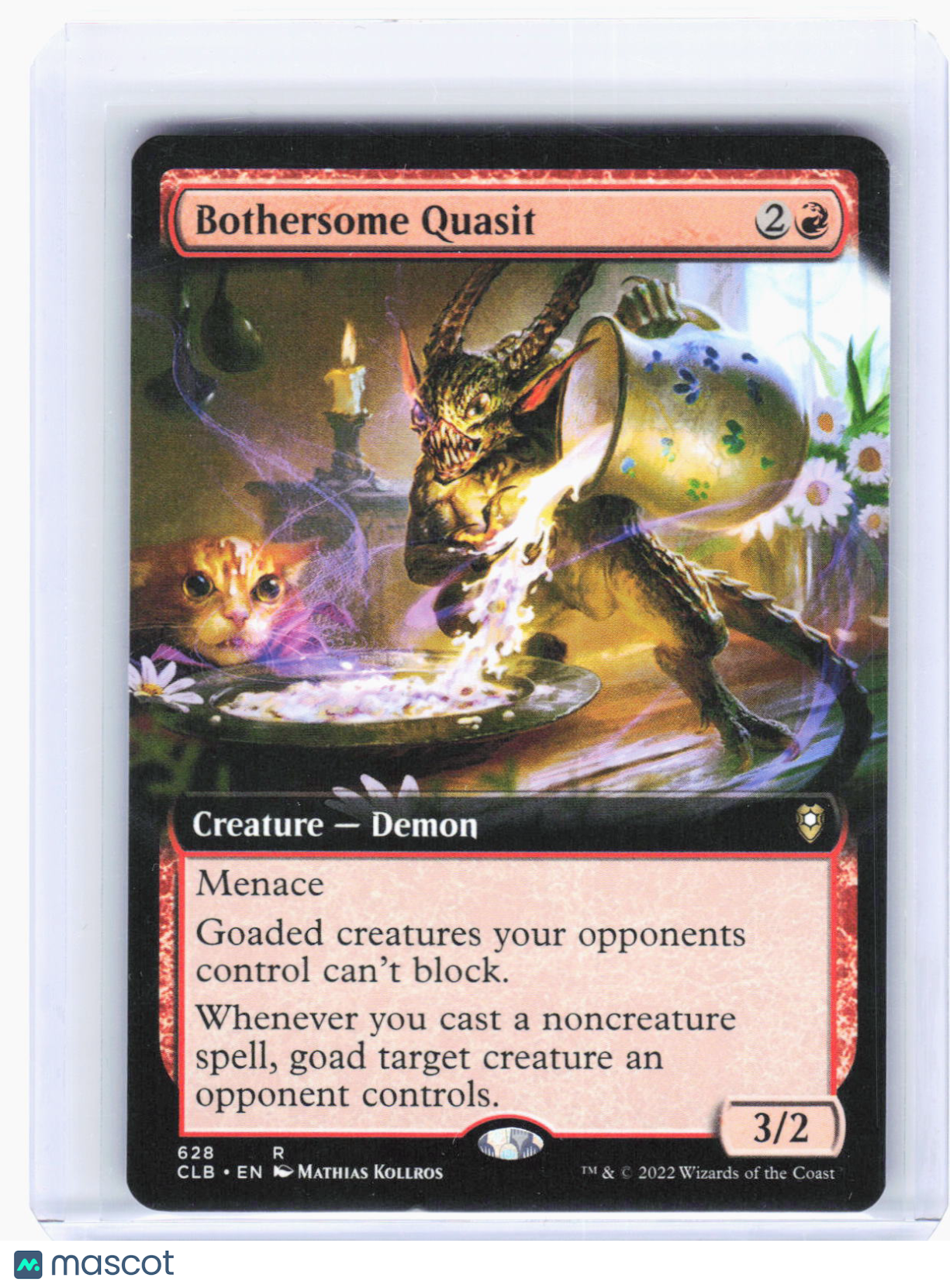 2022 Magic: The Gathering—Bothersome Quasit #628 (CLB)—Rare Non-Foil