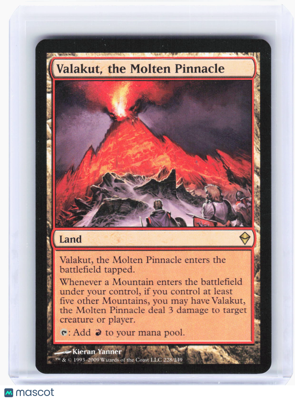 2009 Magic: The Gathering—Valakut, the Molten Pinnacle #228 (ZEN)—Rare Non-Foil
