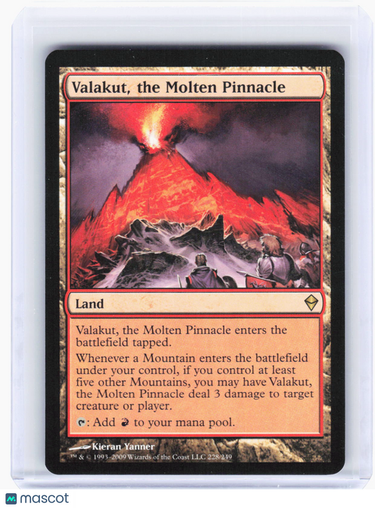 2009 Magic: The Gathering—Valakut, the Molten Pinnacle #228 (ZEN)—Rare Non-Foil