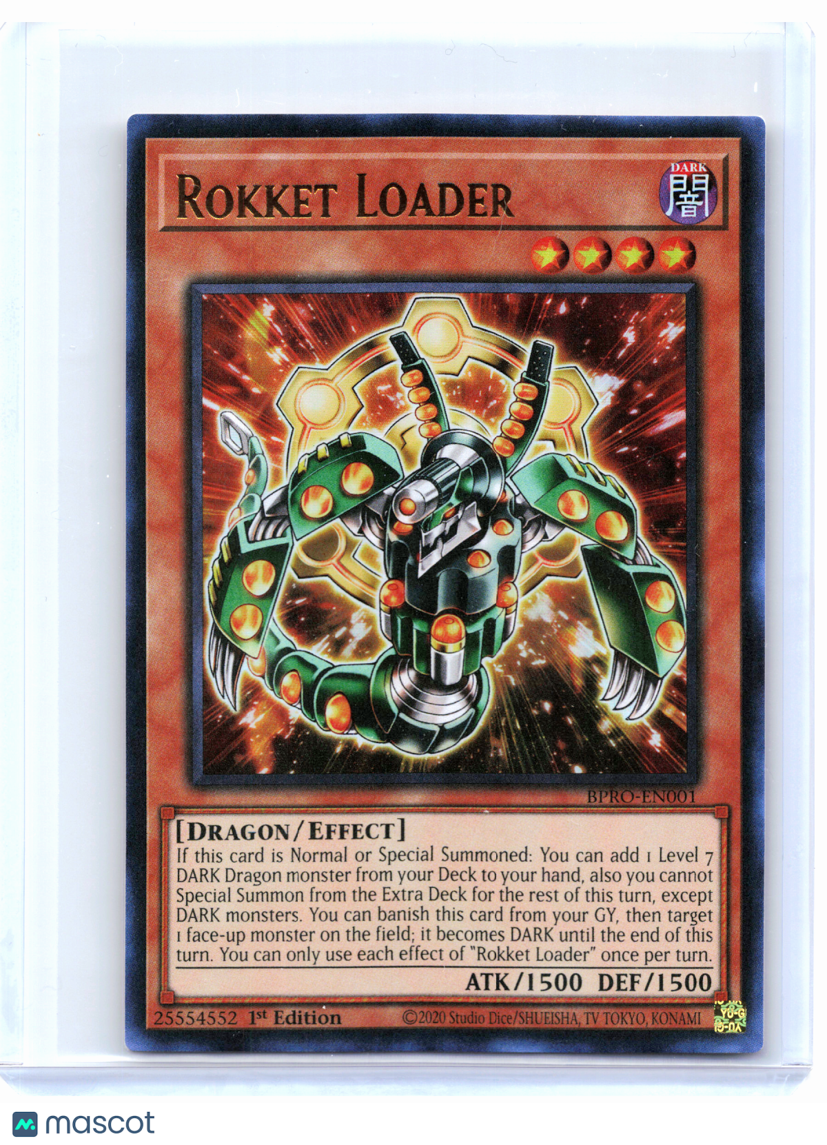 2026 YuGiOh!—Rokket Loader #BPRO-EN001 Burst Protocol—Ultra Rare (1st Edition)