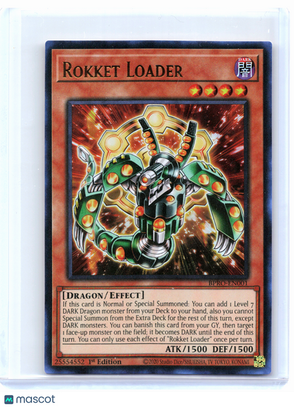 2026 YuGiOh!—Rokket Loader #BPRO-EN001 Burst Protocol—Ultra Rare (1st Edition)