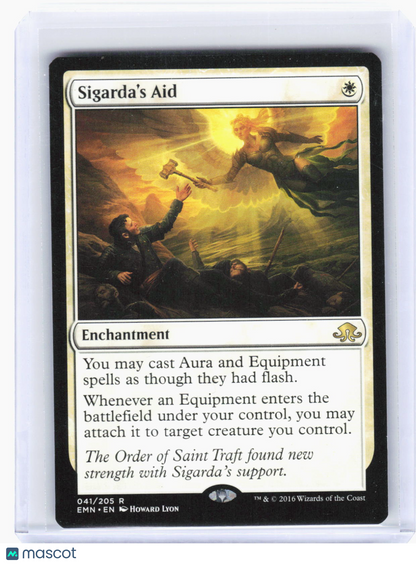 2016 Magic: The Gathering—Sigarda's Aid #41 Eldritch Moon—Rare Non-Foil