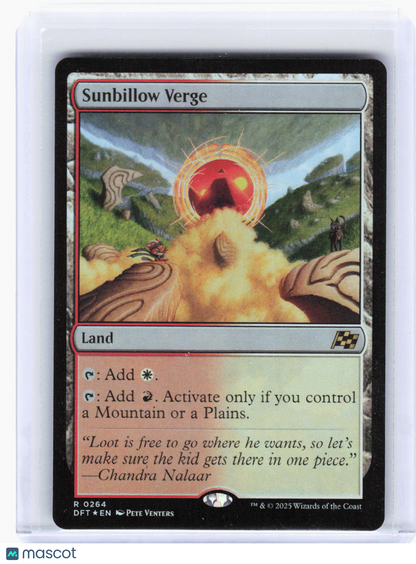 2025 Magic: The Gathering—Sunbillow Verge #264 Aetherdrift—Rare Foil