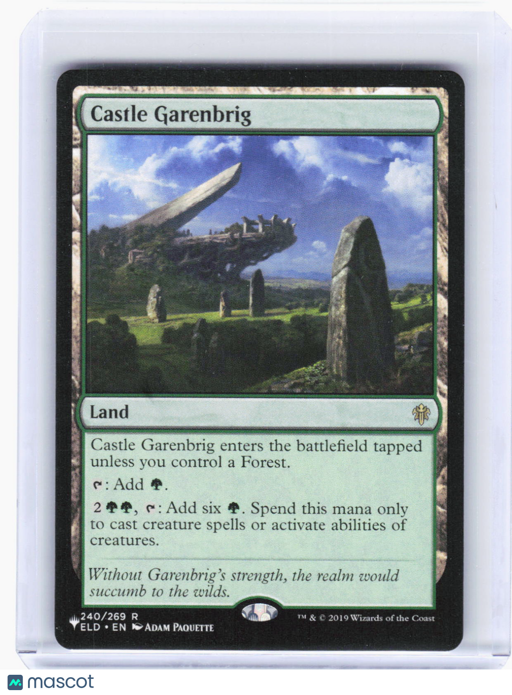 2019 Magic: The Gathering—Castle Garenbrig #240 The List Reprints—Rare Non-Foil