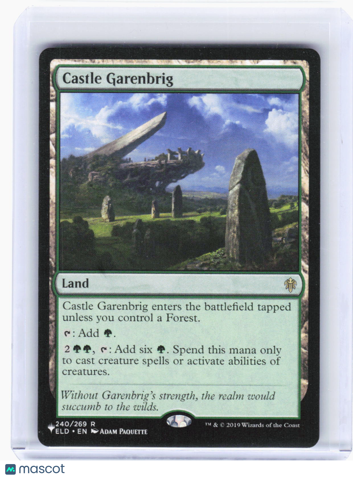 2019 Magic: The Gathering—Castle Garenbrig #240 The List Reprints—Rare Non-Foil