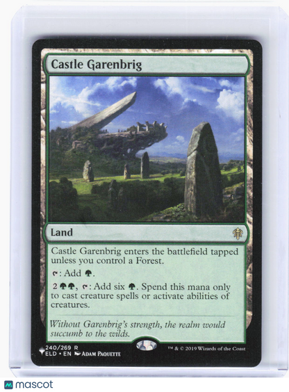 2019 Magic: The Gathering—Castle Garenbrig #240 The List Reprints—Rare Non-Foil