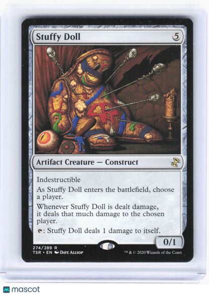 2021 Magic: The Gathering—Stuffy Doll #274 Time Spiral: Remastered—Rare Non-Foil