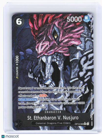 2024 One Piece—St. Ethanbaron V. Nusjuro  #OP13-080 Carrying On His Will—R Foil