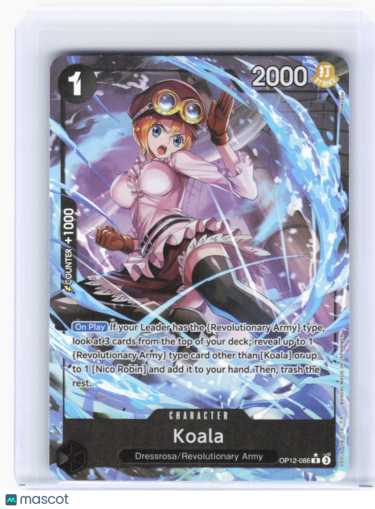 2023 One Piece TCG—Koala (Alt Art) #OP12-086 Legacy of the Master—Rare Foil