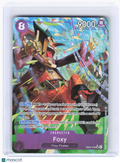 2024 One Piece TCG—Foxy (Alt Art) #EB04-036 The Azure Sea's Seven—SR Foil