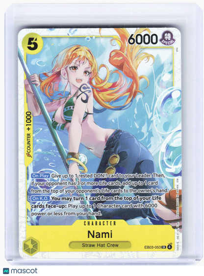 2024 One Piece—Nami #EB03-053 Extra Booster: One Piece Heroines Edition—SR Foil