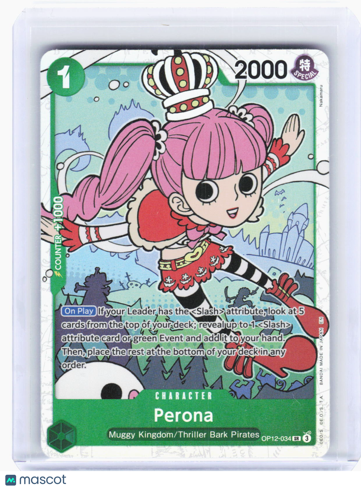 2023 One Piece TCG—Perona #OP12-034 Legacy of the Master—Super Rare Foil