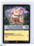 2024 Disney Lorcana—Doc - Bold Knight #193 Shimmering Skies—Rare Non-Foil