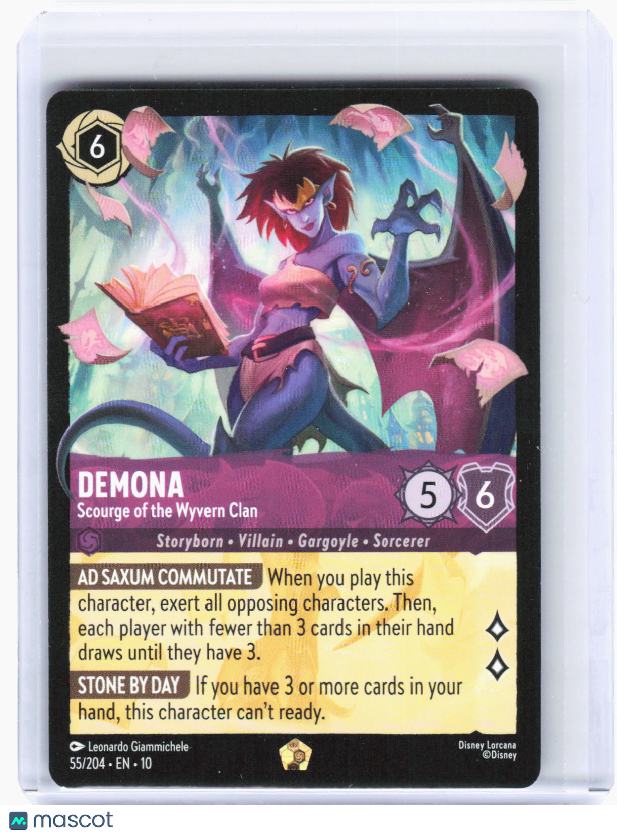 2024 Disney Lorcana—Demona #55 Whispers in the Well—Legendary Non-Foil