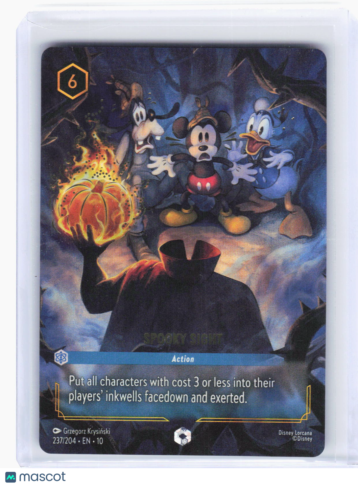 2023 Disney Lorcana—Spooky Sight #237 Whispers in the Well—Enchanted Foil