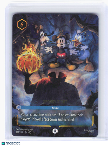 2023 Disney Lorcana—Spooky Sight #237 Whispers in the Well—Enchanted Foil