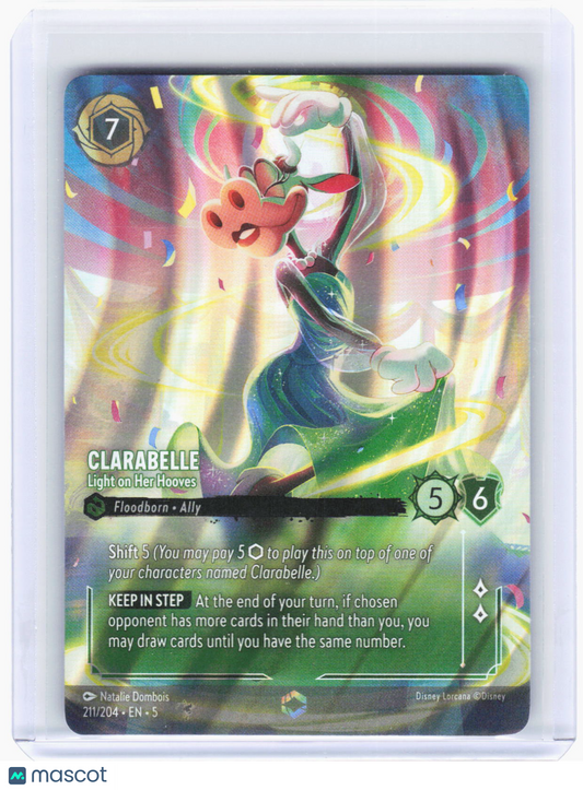 2024 Disney Lorcana—Clarabelle-Light on Her Hooves #211 ShS—Enchanted Foil