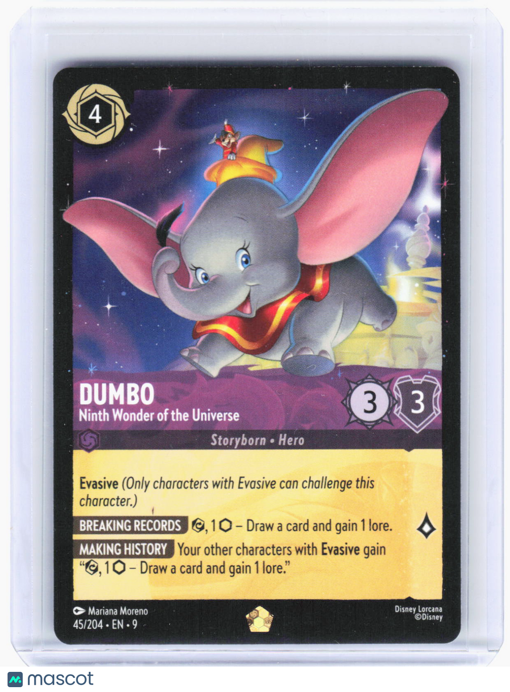 2023 Disney Lorcana—Dumbo #45 Fabled—Legendary Non-Foil