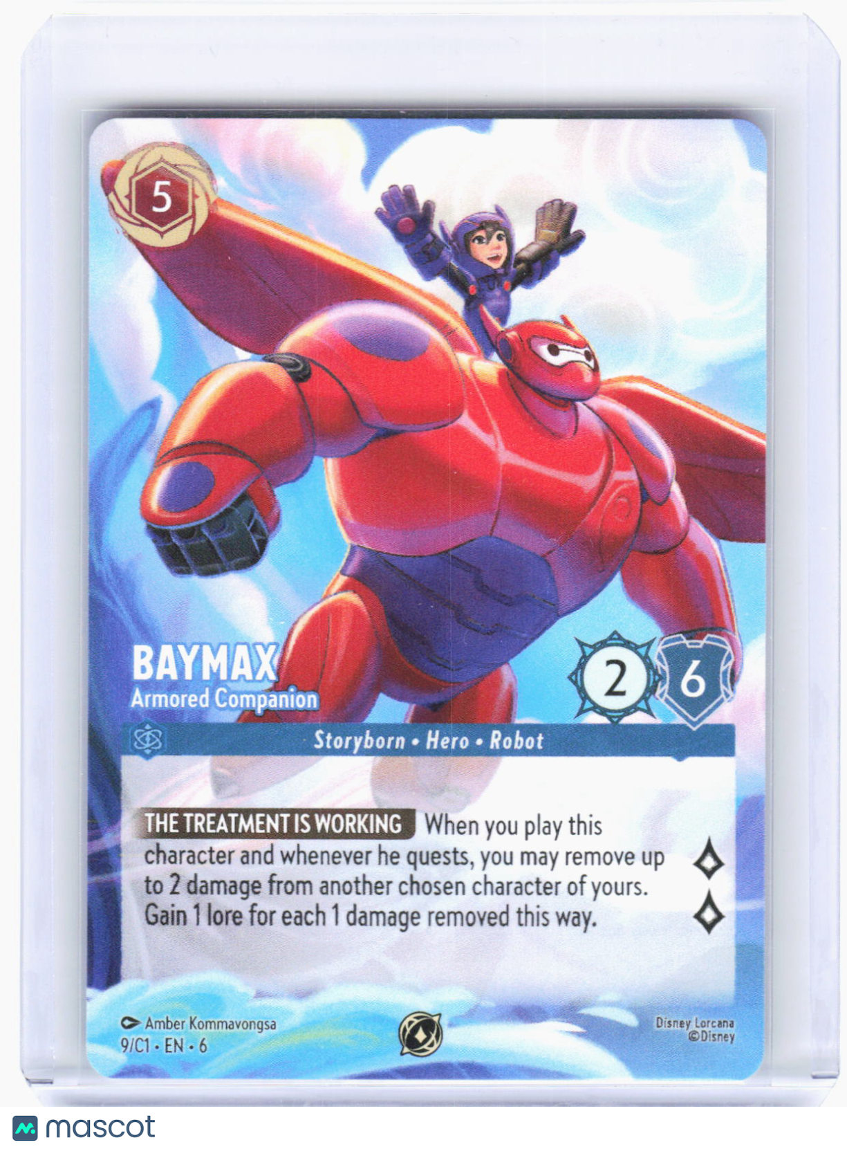 2024 —Baymax - Armored Companion #9 Disney Lorcana Promo Cards—Promo Non-Foil