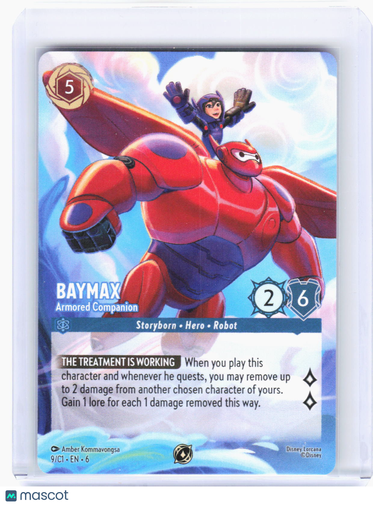 2024 —Baymax - Armored Companion #9 Disney Lorcana Promo Cards—Promo Non-Foil