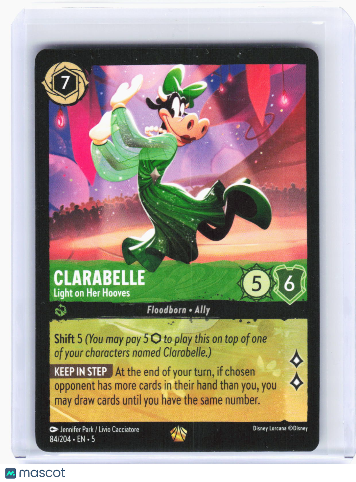 2024 Disney Lorcana—Clarabelle  #84 Shimmering Skies—Legendary Non-Foil