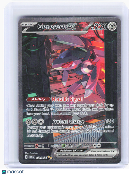 2025 Pokemon—Genesect EX #169 Black Bolt—Special Illustration Rare Holo