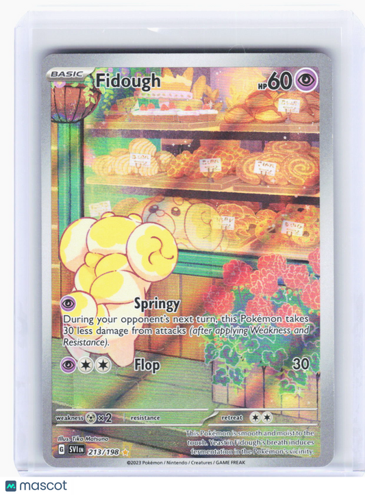 2023 Pokemon—Fidough #213 Scarlet & Violet—Illustration Rare Holo [LP]