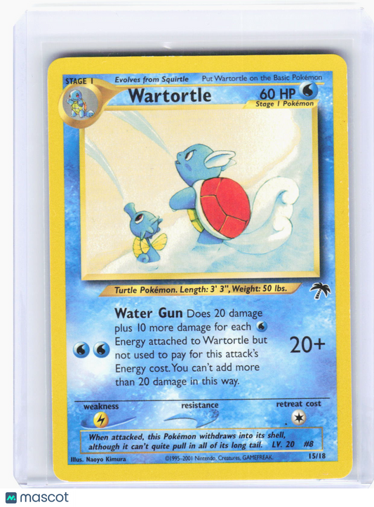 2002 Pokemon—Wartortle #15/18 Southern Islands—Promo Non-Foil