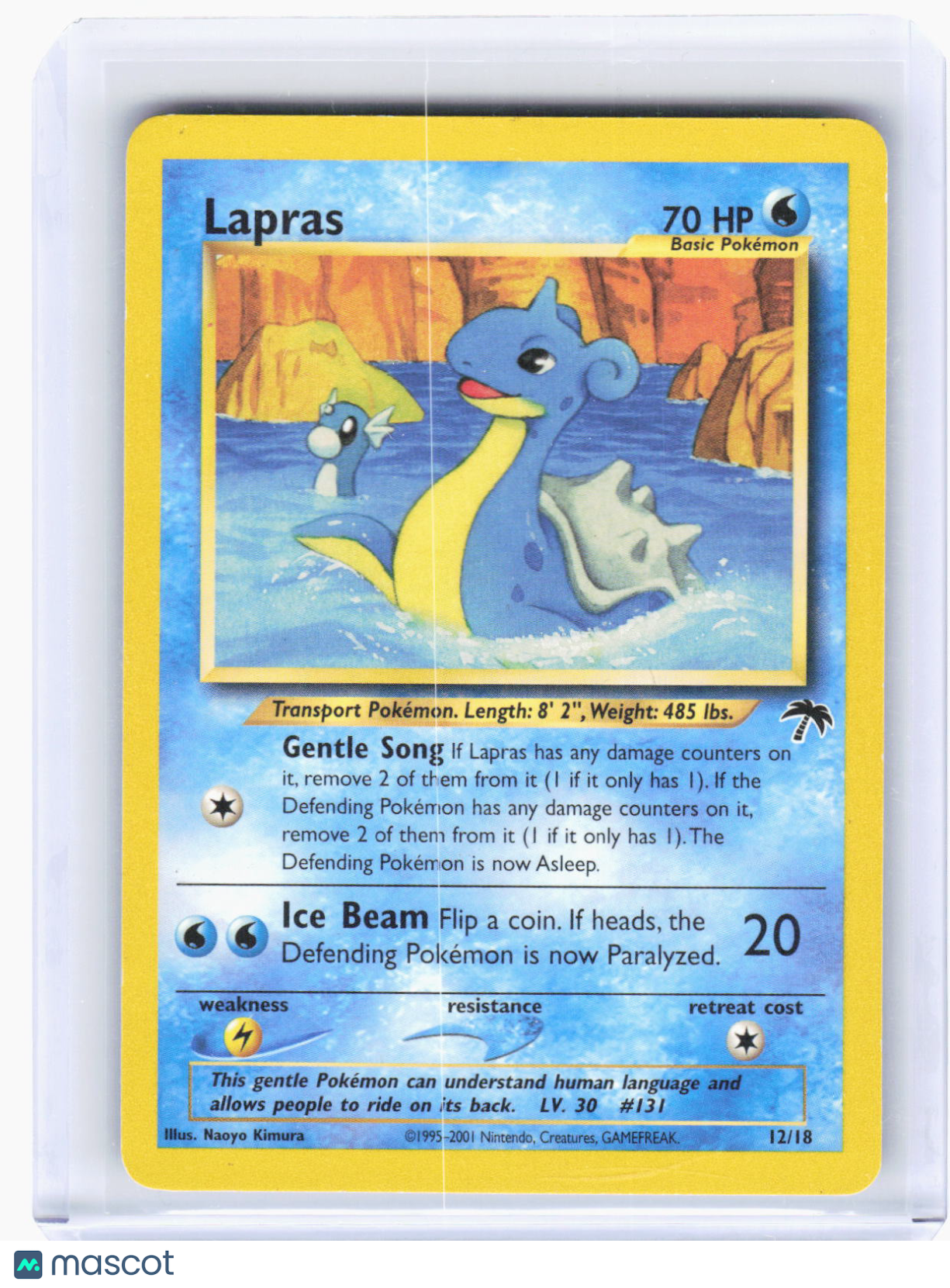 2002 Pokemon—Lapras #12/18 Southern Islands—Promo Non-Foil (Lightly Played)