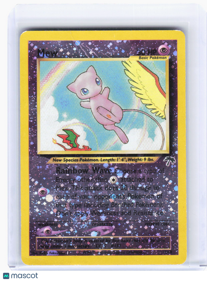 2002 Pokemon—Mew #1/18 Southern Islands—Promo Reverse Holo (Damaged)