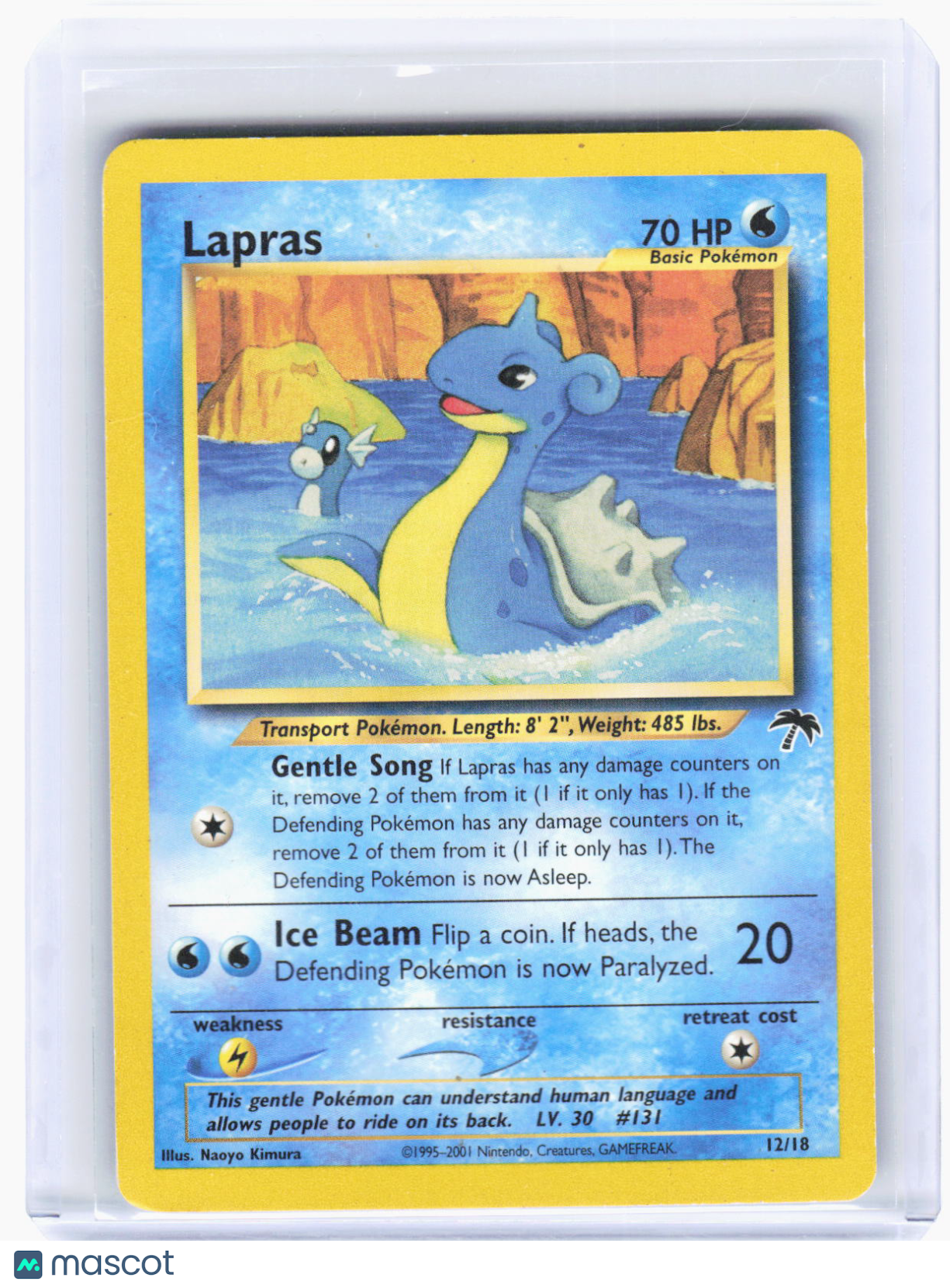2002 Pokemon—Lapras #12/18 Southern Islands—Promo Non-Foil (Moderately Played)