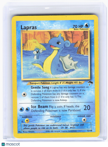 2002 Pokemon—Lapras #12/18 Southern Islands—Promo Non-Foil (Moderately Played)