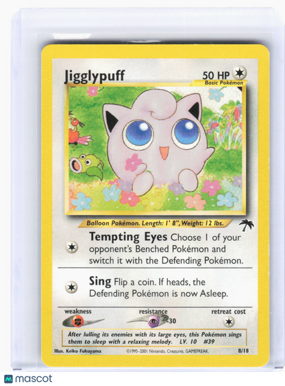 2001 Pokemon—Jigglypuff #8/18 Southern Islands—Promo Non-Foil