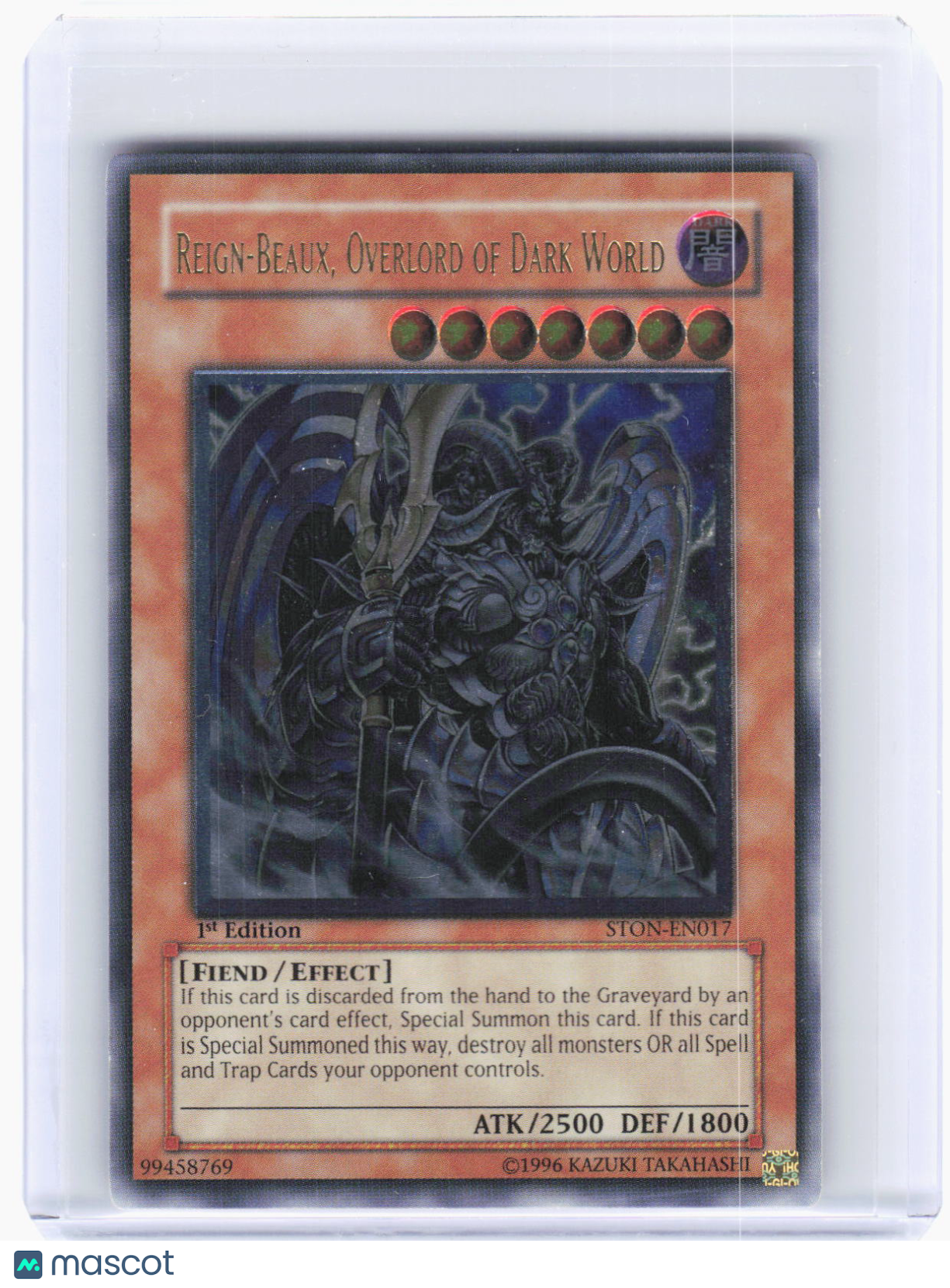 2007 Yu-Gi-Oh!—Reign-Beaux, Over... #STON-EN017 Strike of Neos—UR Foil 1st Ed
