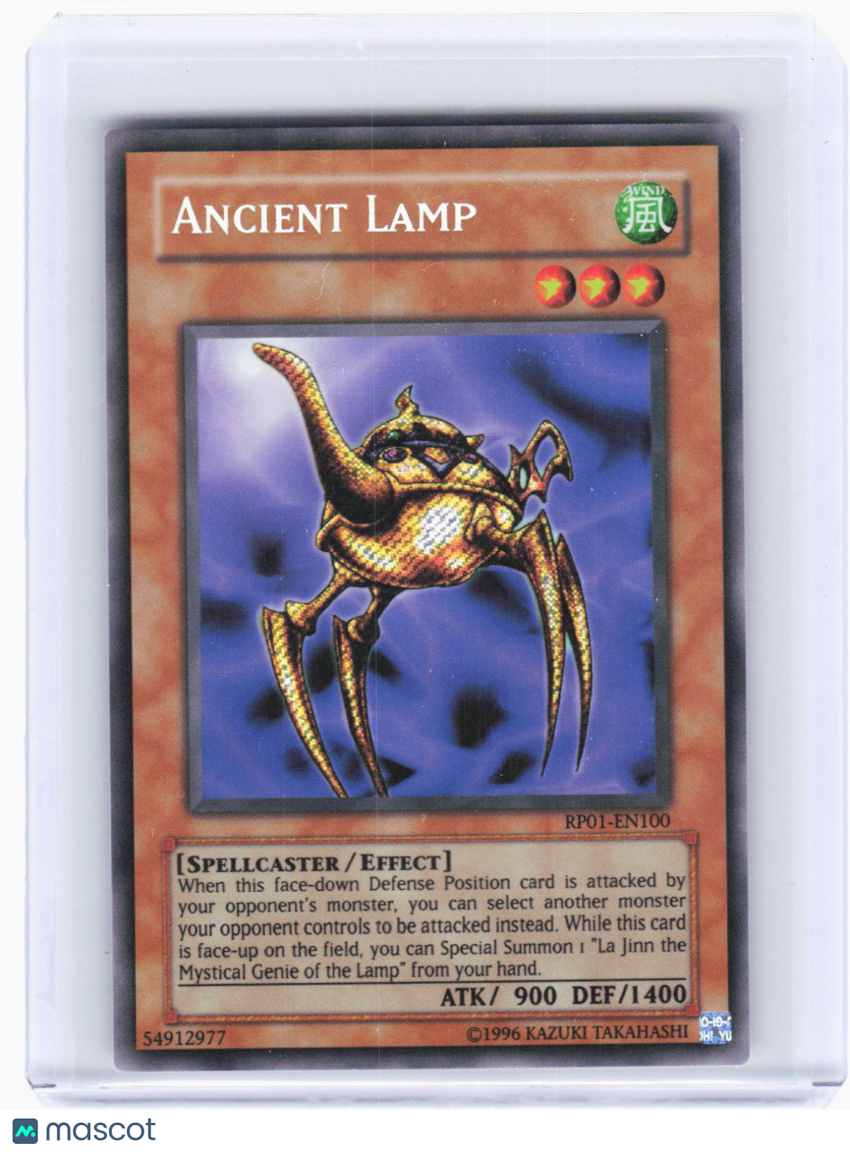 2008 YuGiOh! TCG—Ancient Lamp #RP01-EN100 Retro Pack—Secret Rare Foil (LP)