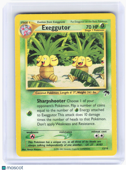 2001 Pokemon—Exeggutor #13/18 Southern Islands—Promo Non-Foil (MP)