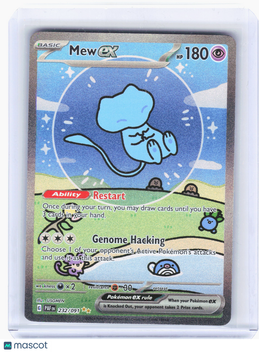2024 Pokemon—Mew EX #232/91 Paldean Fates—Special Illustration Rare Holo [LP]