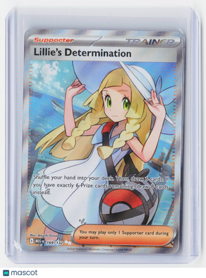 2025 Pokemon—Lillie's Determination #169/132 Mega Evolution Base Set—UR Holo