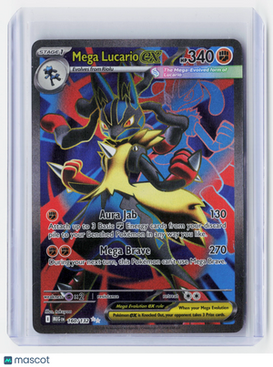 2025 Pokemon—Mega Lucario ex #160/132 Mega Evolution Base Set—Ultra Rare Holo